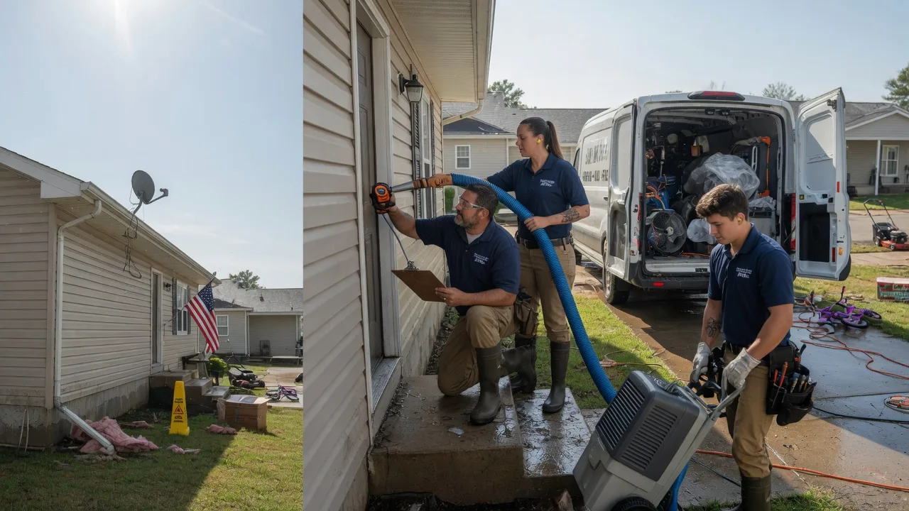 Ceiling Water Damage Restoration in Young America, MN near me